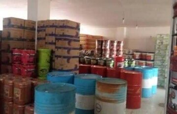 کشف ۱۰۷هزار لیتر روغن صنعتی احتکارشده در یک واحد تولیدی شهر ضنعتی البرز کشف ۱۰۷هزار لیتر روغن صنعتی احتکارشده در یک واحد تولیدی شهر ضنعتی البرز