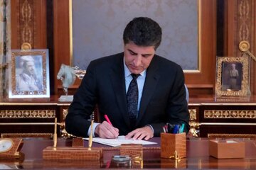نیچیروان بارزانی رئیس اقلیم کُردستان عراق از توافق پایان جنگ میان ایران و آمریکا استقبال کرد