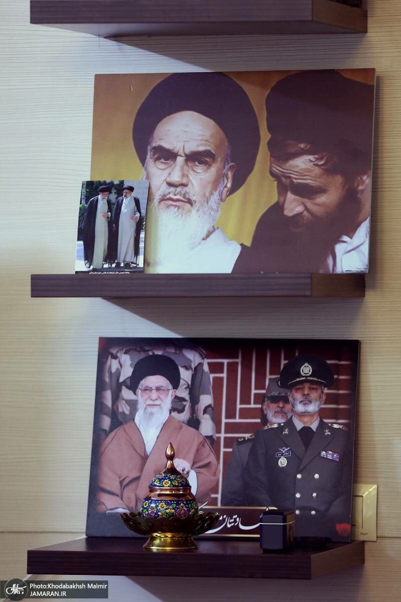 سید حسن خمینی در منزل شهید سپهبد سید عبدالرحیم موسوی/ احمد خمینی هم حضور داشت+ تصاویر