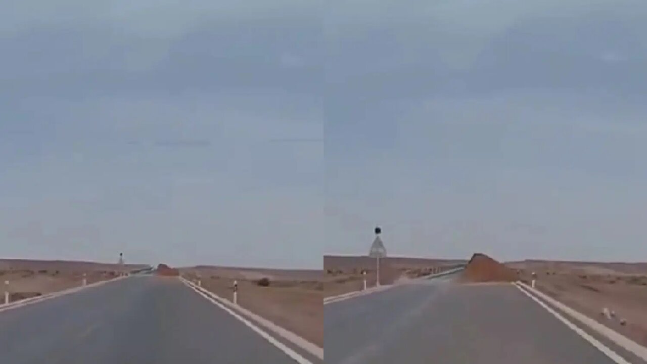 پرواز ناکام شیائومی از روی تپه خاکی /عکس