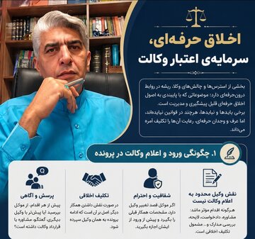 احترام به همکار، اعتبار نهاد وکالت