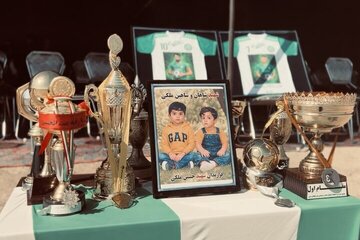 شهادت همسر فوتبالیست شهید/ این زن داغ ۲ فرزندش را بر دل داشت 