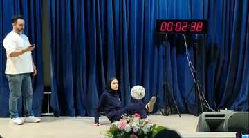 دختری از آذربایجان‌غربی در رکوردهای گینس