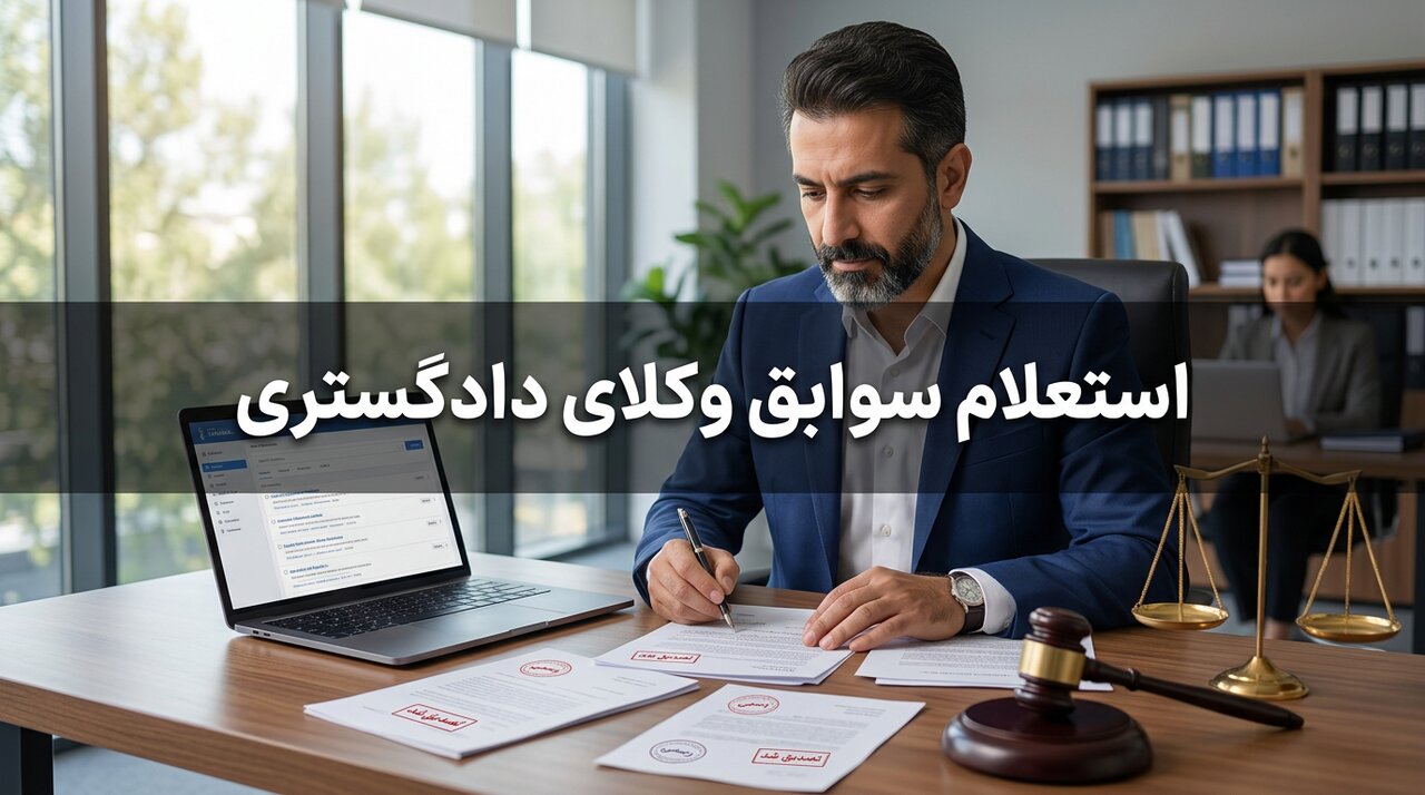 استعلام سوابق و تخصص وکلای دادگستری