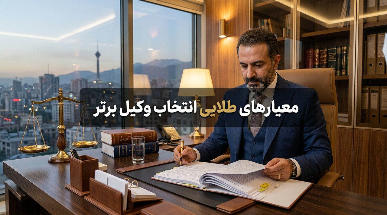 شاخص‌های طلایی برای انتخاب وکیل تراز اول