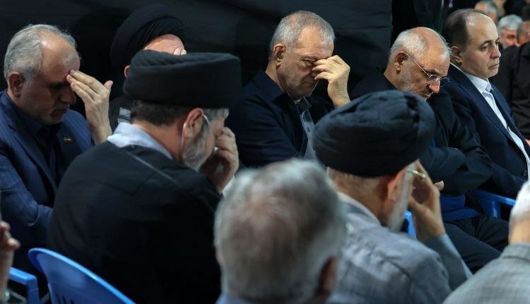 پزشکیان در مراسم گرامیداشت شهید خطیب + عکس