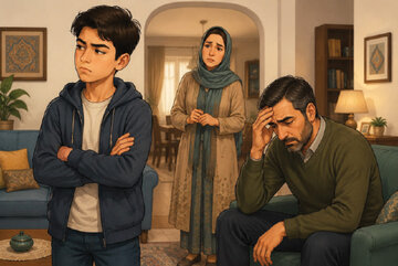 پسرم خیلی بی‌ادب شده و به ما بی احترامی می کند