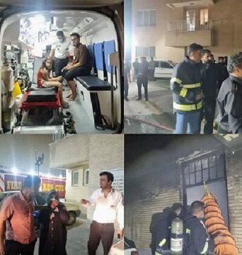 عملیات موفقیتآمیز آتشنشانی کرمان/ نجات ۵ محبوس در حریق مجتمع مسکونی عملیات موفقیتآمیز آتشنشانی کرمان/ نجات ۵ محبوس در حریق مجتمع مسکونی