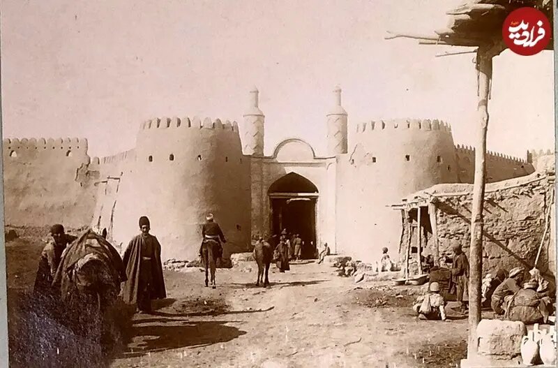 عکس/ دروازه شهر نیشابور در دوران قاجار