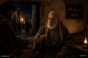 پیرمردی که در اوج کهنسالی از کوفه به کربلا رفت تا نشان دهد در میدان حق، سن مانع نیست!