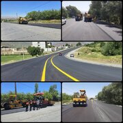 اتمام عملیات بهسازی و تعریض محور گردشگری بروجرد ونایی بطول ۴ کیلومتر