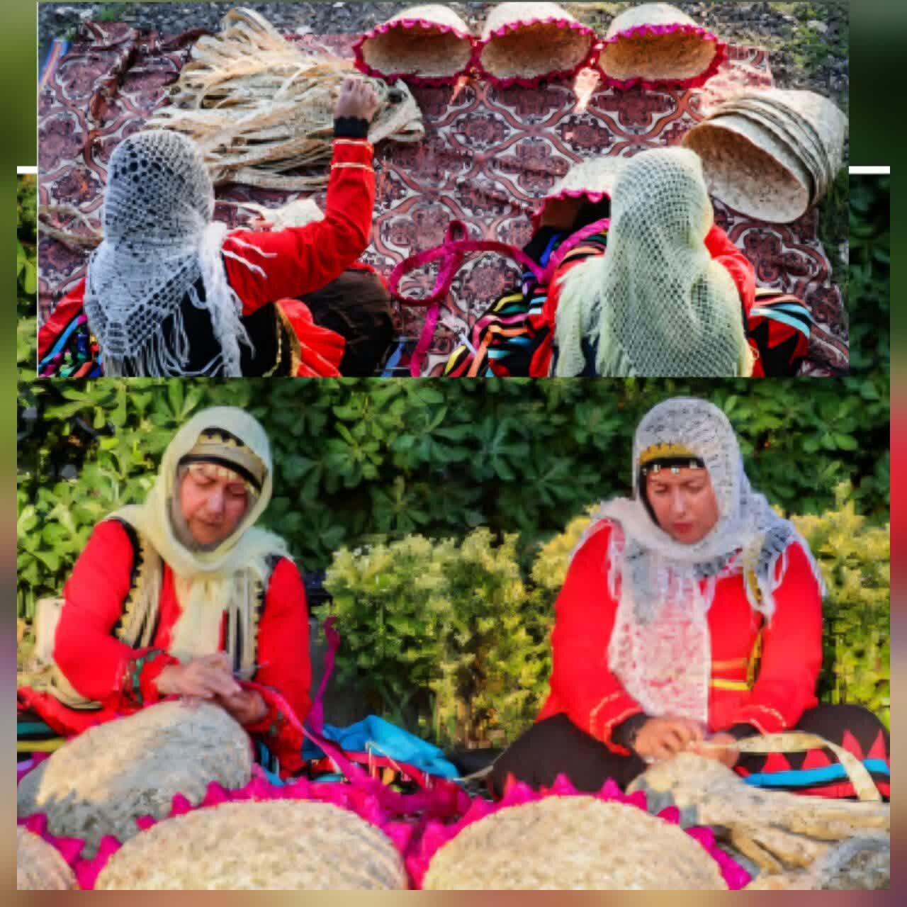 همایش حصیربافی در روستای فشتکه-گیلان