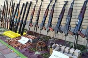کشف ۲۱۶ قبضه سلاح جنگی و شکاری قاچاق در خوزستان