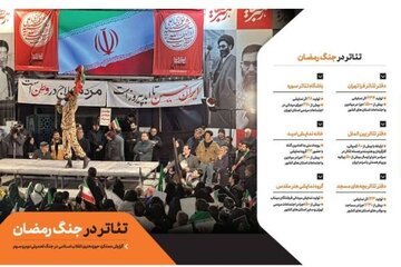 عملکرد حوزه هنری در جنگ رمضان منتشر شد