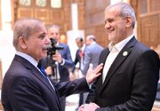 ببینید |  جملهٔ فارسی نخست‌وزیر پاکستان خطاب به پزشکیان: غم شما غم ماست