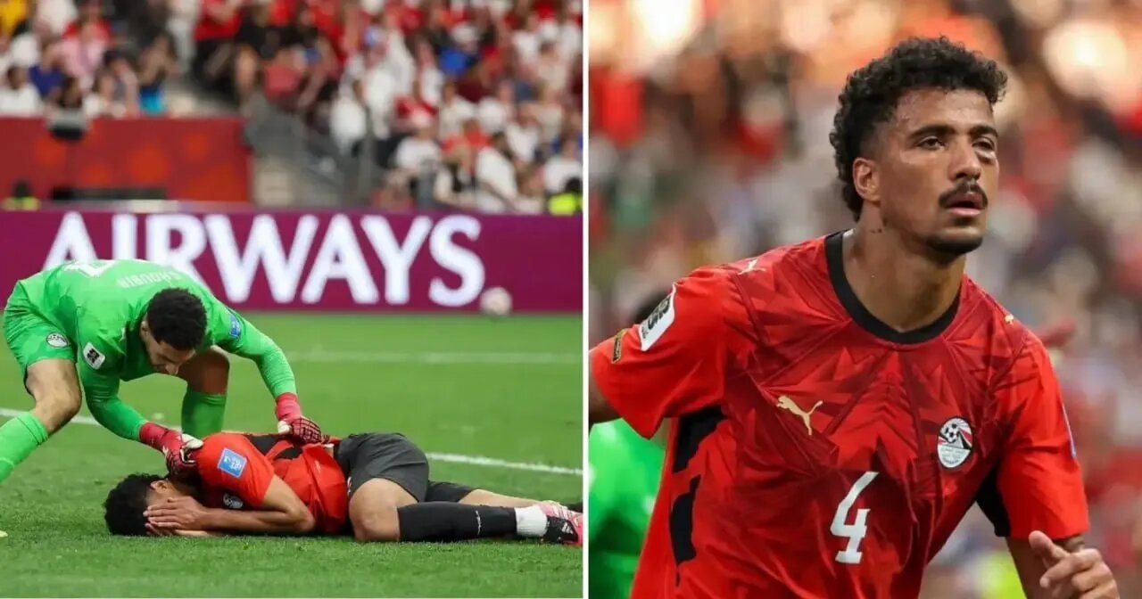 مدافع مصر ضربه مغزی شد!/ غایب بزرگ مقابل ایران