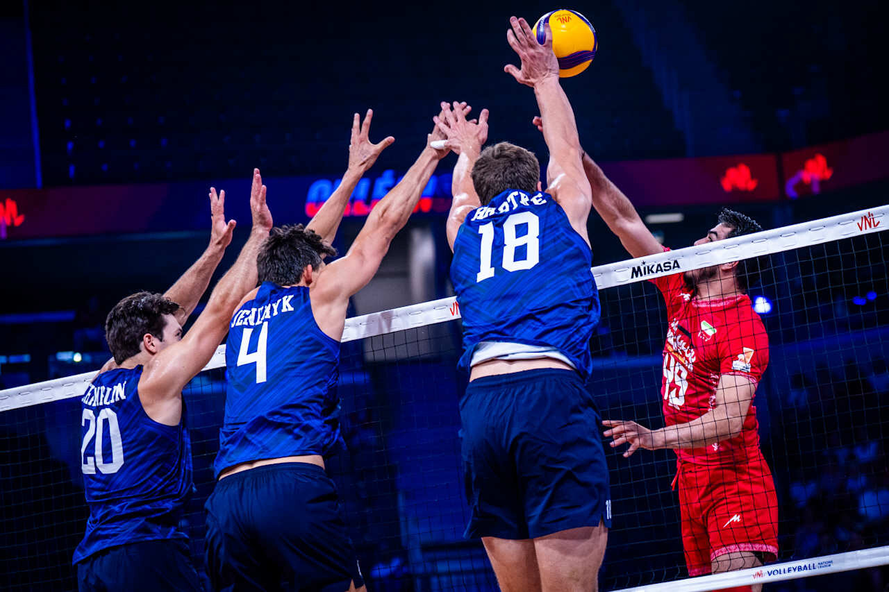 گزارش تصویری از بازی ایران و آمریکا در والیبال لیگ ملتهای 2026