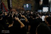 ببینید | برگزاری مراسم عاشورای حسینی در مزار شهید سید حسن نصرالله در ضاحیه