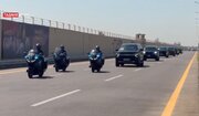 ببینید | حضور عراقچی در محل شهادت سردار شهید سلیمانی و ابومهدی المهندس در نزدیکی فرودگاه بغداد