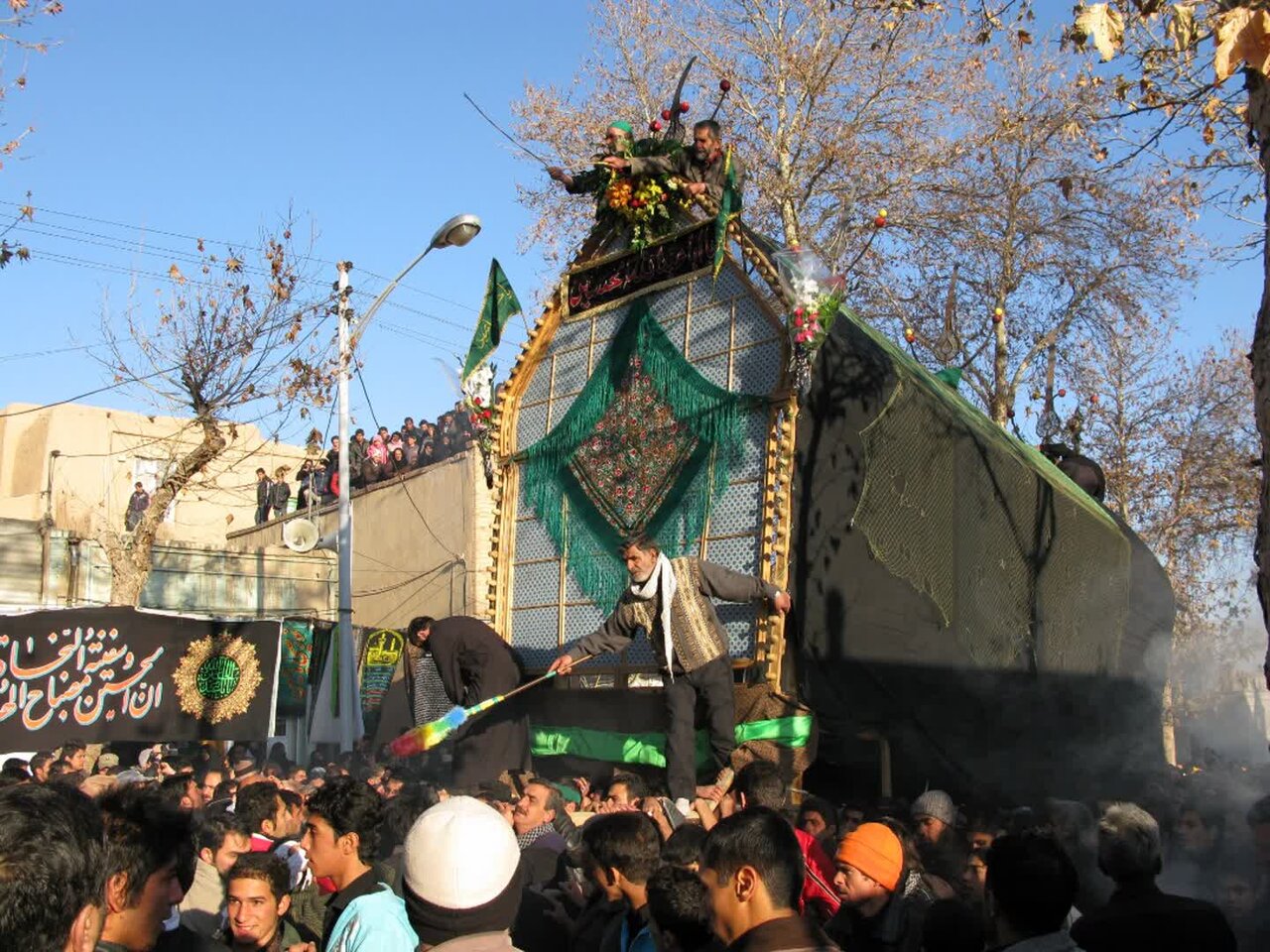 Traditional palm-waving ceremony held in Shahrood