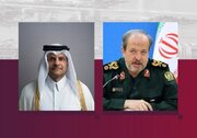 گفتگوی یک مقام نظامی قطر با وزیر دفاع ایران درباره تحولات منطقه