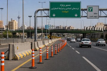 علت کاهش عرض برخی بزرگراه‌های تهران در این روزها چیست؟/ پاسخ شهرداری