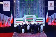 ببینید | ادای احترام شخصیت‌های مجاهد حشدالشعبی عراق به پیکر قائد شهید امت