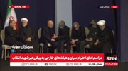 گعده حداد عادل و قالیباف در حاشیه مراسم ادای احترام به رهبر شهید +عکس