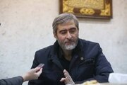 ببینید | وداع با پیکر شهید مصباح الهدی باقری کنی داماد رهبر شهید انقلاب