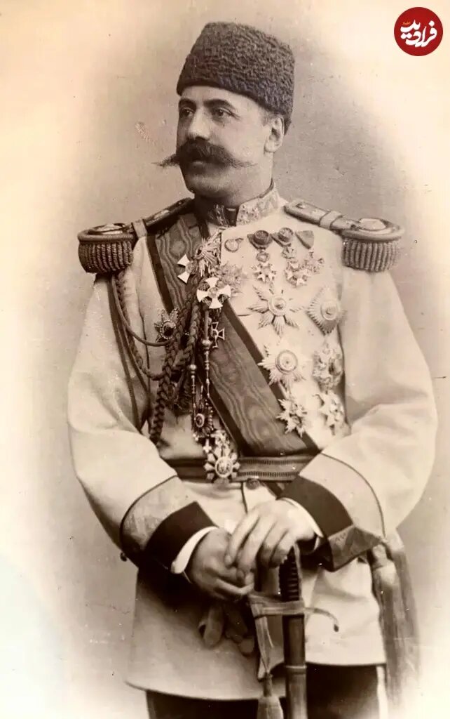 عکس/ چهره «مفخم‌الدوله» سفیر ایران در آمریکا در زمان مظفرالدین‌شاه