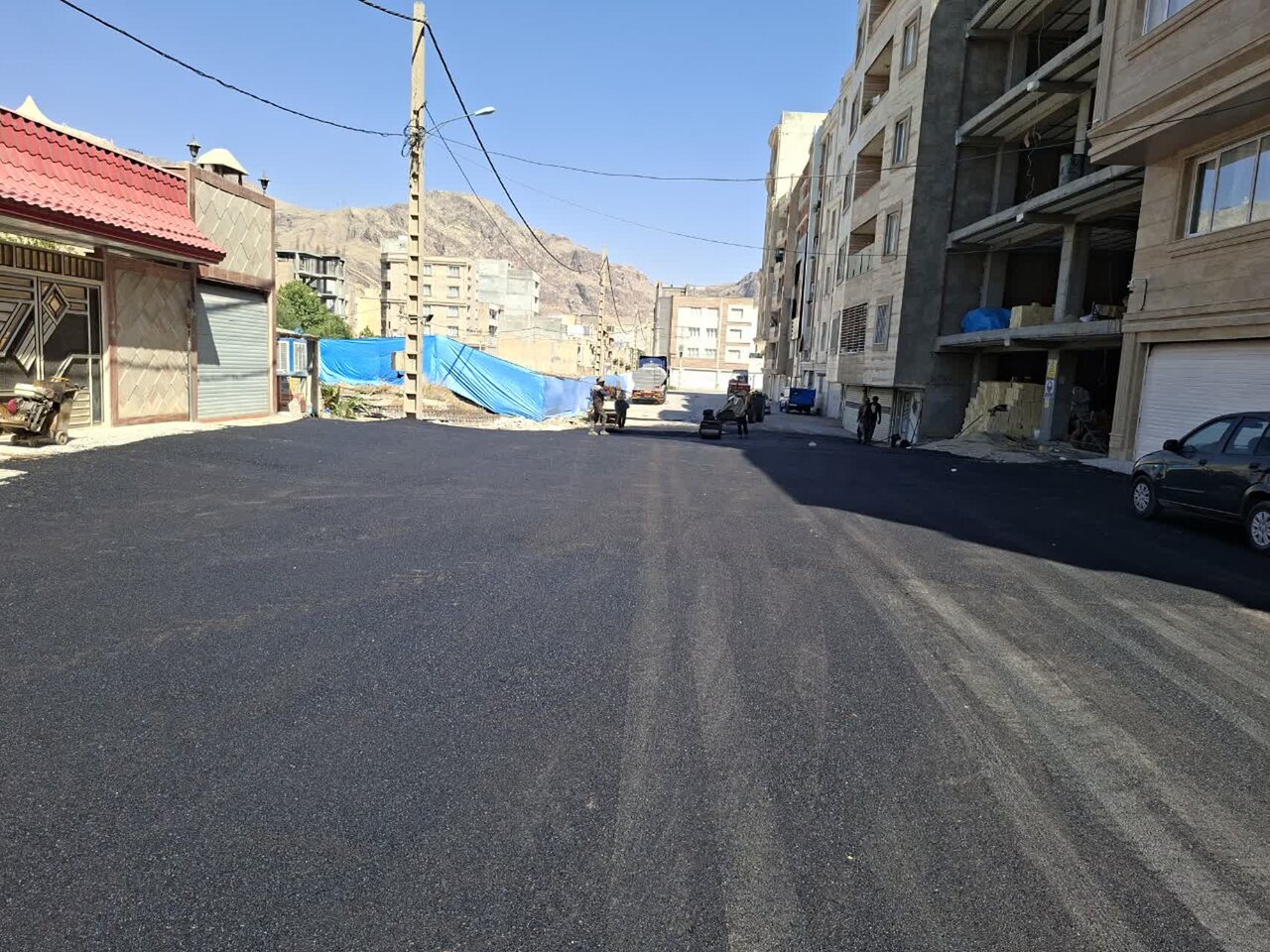 «الماس شرق افلاک» پیشرو در بهبود معابر خرم‌آباد