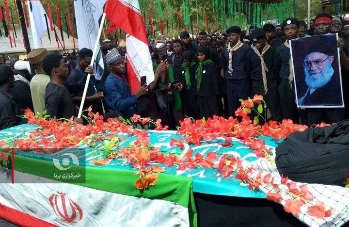 برگزاری تشییع نمادین رهبر انقلاب در نیجریه+ تصاویر