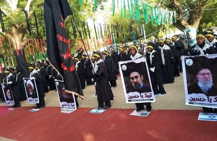 برگزاری تشییع نمادین رهبر انقلاب در نیجریه+ تصاویر