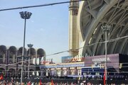 عکس | تصویر خبرگزاری رویترز از مراسم امروز در مصلای تهران