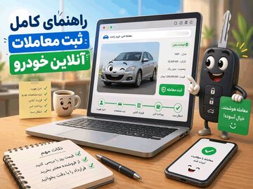 راهنمای کامل ثبت معاملات آنلاین خودرو
