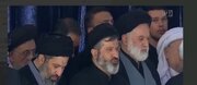 ببینید |  حضور فرزندان رهبرشهید انقلاب در مصلی تهران