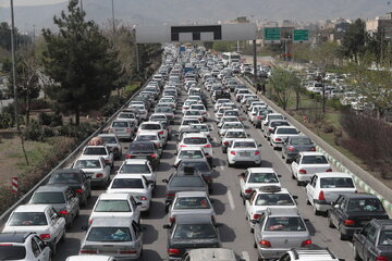 هشدار به مسافران؛ ترافیک در این محور سنگین است