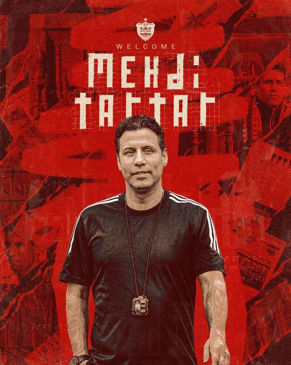 عکس | مهدی تارتار سرمربی پرسپولیس شد