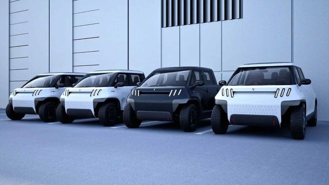 وانتی با ابعاد مینی کوپر و فضای بار هایلوکس