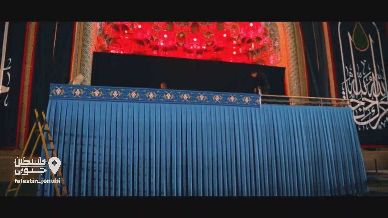 تصاویری از آماده سازی مسجد جمکران برای تشییع رهبر شهید