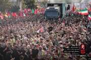 تصاویری جدید از مراسم تشییع پیکر رهبر شهید انقلاب