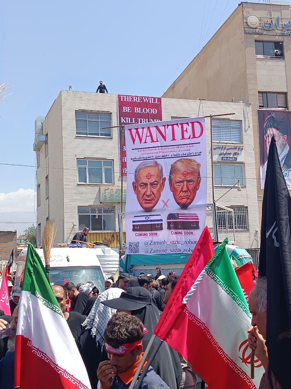 تعیین جایزه برای کشتن ترامپ و نتانیاهو/ «هر دو را مثل سگ بکشید تا ...»+ تصویر