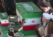 ببینید| دعاهای خاص آیت‌الله جوادی آملی هنگام نماز بر رهبر شهید