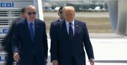 ببینید | اردوغان در فرودگاه از ترامپ استقبال کرد