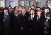 ببینید | حضور مسئولین ایرانی در عراق برای تشییع پیکر رهبر فقید ایران