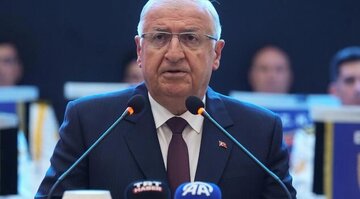 وزیر دفاع ترکیه: پیام این اجلاس باید واضح باشد؛ ناتو دیگر فقط یک اتحاد نظامی نیست، بلکه... وزیر دفاع ترکیه: پیام این اجلاس باید واضح باشد؛ ناتو دیگر فقط یک اتحاد نظامی نیست، بلکه...