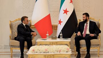 انفجار نزدیک هتل محل اقامت مکرون در دمشق انفجار نزدیک هتل محل اقامت مکرون در دمشق