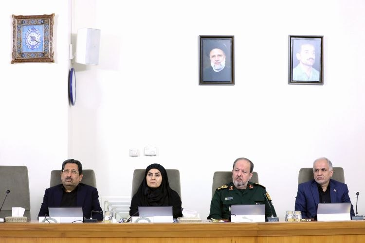 عکس هایی از پزشکیان و عارف در جلسه امروز هیئت دولت