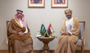 رایزنی بن فرحان و البوسعیدی درباره تحولات تنگه هرمز