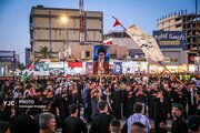 ببینید | تصاویری از ورود خودروی حامل پیکر مطهر رهبر شهید انقلاب به شهر مقدس کربلا